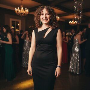 Bailey 44 Black One Shoulder Dress